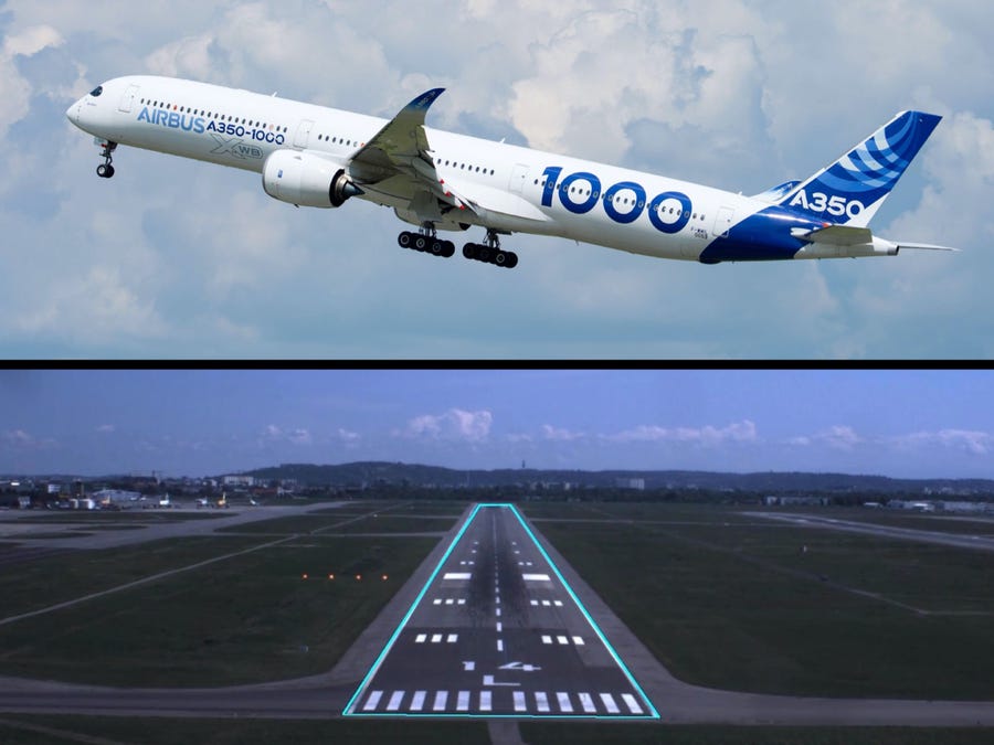 el nuevo avión autónomo de airbus, el A350-1000