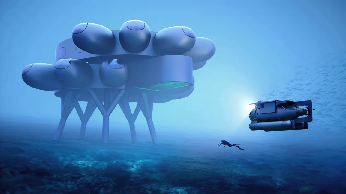 proteus, futuro laboratorio acuático (bajo el agua)